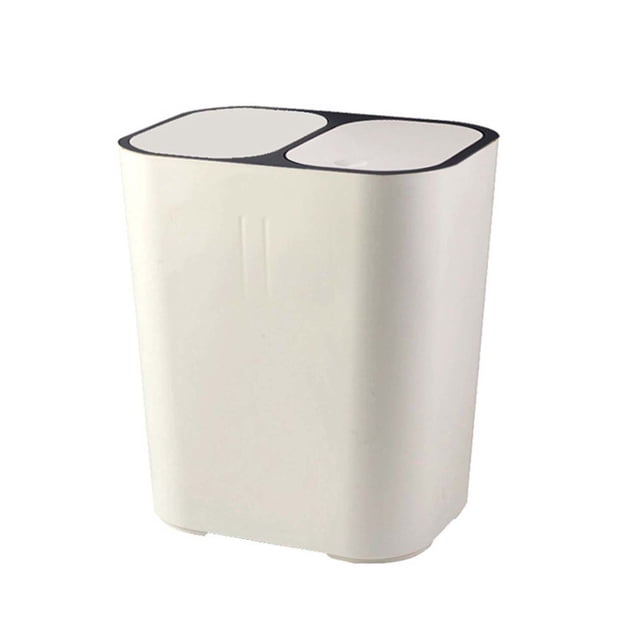 Binwennn 33 Liners Bags 30 Garbage And Recycle Can Pantry Waste Beige Small