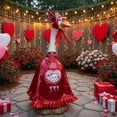 thumbnail image 1 of RKSTN Polyester Statue Valentines's Easter Gooses Outfits Gooses Statue Valentines's Day Dress Patio Gooses Outfits Hat Set For 23Inch Statue Patio Garden Decoration, 1 of 8