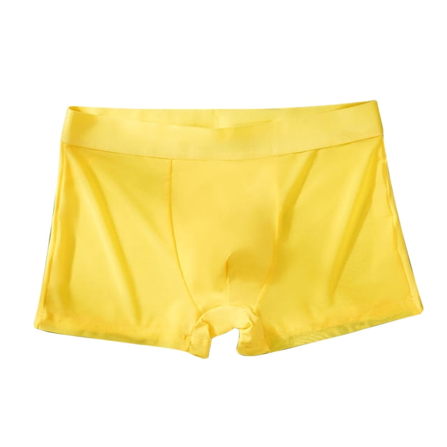 Ice Silk Thin Style Traceless Boxers Business Breathable Mens Summer Comfortable Boxers