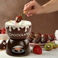 thumbnail image 4 of DIANWUDG Homemade Ceramic Cheese Fondue Set Chocolate Melting Oven Ice Cream Fondue Set, 4 of 6