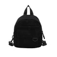 thumbnail image 2 of Clearance! KITTEHIGM Mini Backpack Ins Cute OL Commuting Small Cosmetic Bag Corduroy Texture Student Versatile Schoolbag Adjustable Shoulder Strap Fashion Design Pallet Sales Return Pallets, 2 of 6