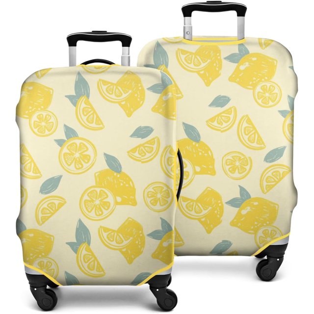 Travel Luggage Cover Suitcase Protector Fits 18-32 Inch Luggage Wheel Covers Patterned Travel Related Items Flower Luggage Protector Elastic Luggage Anti-scratch Suitcase Cover XL
