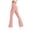 Pink, variant on LOVZFMLL Women's Yoga Leggings, High Waist Butt Lifting Solid Flare Leg Pants for Women Workout Gym Running with Pockets Black S