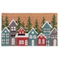 thumbnail image 1 of Coir Door Mat (Winter Village), 1 of 2