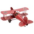 thumbnail image 4 of Wrought Iron Plane, Metal Airplane Model Stable Structure  For Aircraft Enthusiasts For Home Decoration For Cafe Ornament Yellow,Red,Blue, 4 of 8