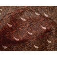 thumbnail image 4 of oneOone Silk Tabby Fabric Leaves & Paisley Block Print Fabric BTY 42 Inch Wide, 4 of 4