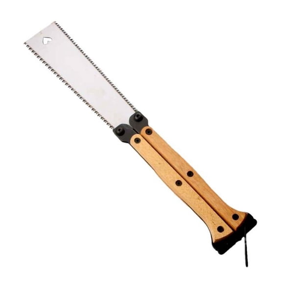 Folding Japanese Hand Saw 5.5 Inch, Double Edge Small Hand Saw, Woodworking Folding Saw For Cutting Wood PVC Plastic Branches, Portable Compact Japanese Pull Saw Tool