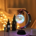 thumbnail image 1 of The Enchanted Lunar Lamp USB/Battery Powered LED Moon Lamp Hanging with Stand Crescent Moon Ball Light, 1 of 8