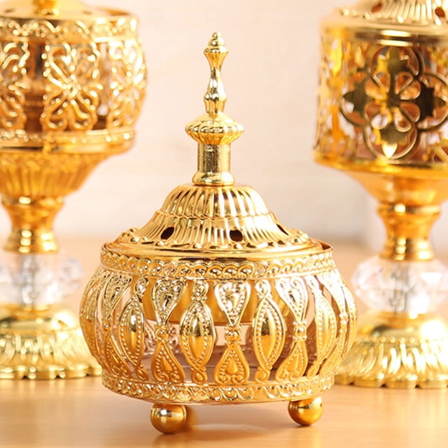 Desktop Ornament Unique Incense Burner Bowl Bakhoor Rashers Incense Holder Cauldron Kit Aromatic Home Decorative Piece