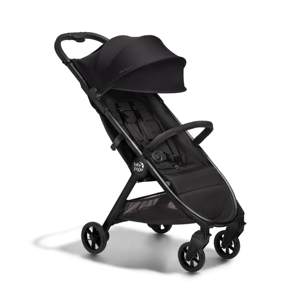Poussette de voyage ultra-compacte Baby Jogger City Tour 2, collection écologique, noir eco