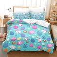thumbnail image 1 of Easter Duvet Cover and Pillowcases | Cartoon Rabbit and Egg Printed Bedding | Soft Microfiber Bed Linens | Holiday Homes Decor for Bedroom, Guest Room, Vacation Home, 1 of 6
