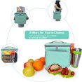 thumbnail image 2 of YOPTOP Grand Sac à Lunch Isolé 10 L Réutilisable Étanche Boîte à Lunch pour Adultes Hommes Femmes Sac à Lunch, Vert, 2 of 6