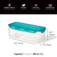 thumbnail image 2 of Starfrit LocknLock Bread Container, 169oz / 5L, BPA-Free Plastic, Airtight Lid, Removable Divider, Keeps Bread Fresh Longer, Fits Homemade Loaves, Freezer Safe, Dishwasher Safe, Leakproof, 2 of 5