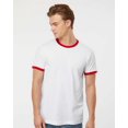 thumbnail image 3 of Tultex T-Shirt à Col Contrastant Unisexe en Jersey Fin, 3 of 7