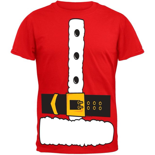 T-Shirt de Costume de Père Noël de Noël