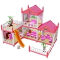 thumbnail image 2 of DIY Princess Castle Toy for Girls - Pretend Play Villa with Multi-Room Layout for Imaginative Play, 2 of 6