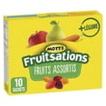 thumbnail image 2 of Mott's Fruitsations Fruit Flavoured Snacks, Assorted Fruit, Gluten Free, Kids Snacks Box of 10 Pouches, 2 of 10