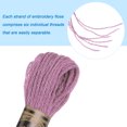 thumbnail image 4 of Unique Bargains Fil à Broder Violet Pâle, 8 m - 12 Écheveaux, 4 of 6