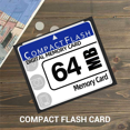 thumbnail image 4 of 4X 64MB Compact Flash Memory Card for Camera, Advertising Machine, Industrial Computer Card, 4 of 7
