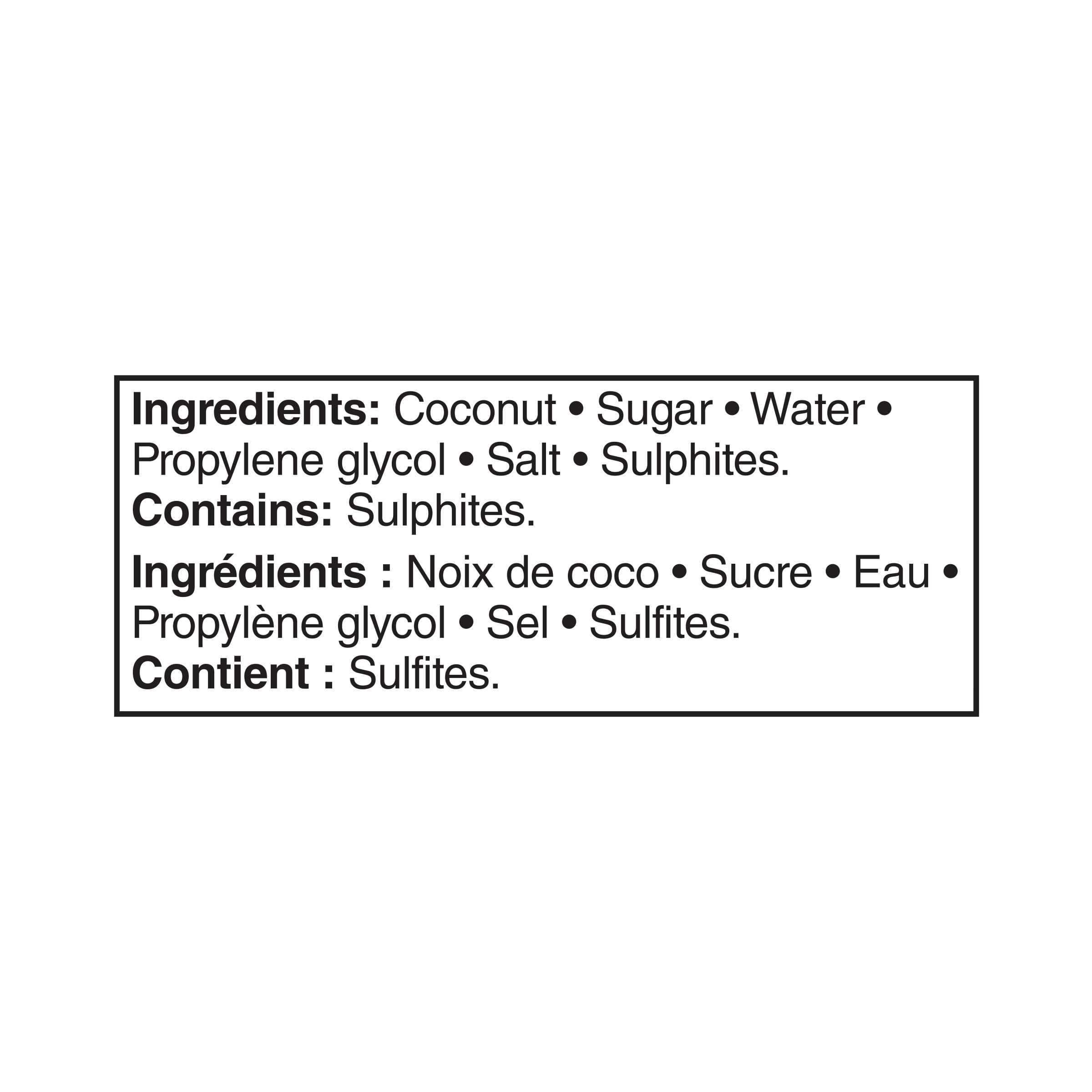 Noix de coco râpée sucrée Great Value 908g