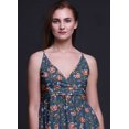 thumbnail image 5 of Bimba Robe Longue d'Été Sans Manches à Imprimé Teinture sur Nœuds Florale pour Femme, Décontractée, Maxi, de Plage - Grand, 5 of 5