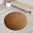 thumbnail image 3 of RKSTN un Tapis Rond Uni en Velours Mousse Tapis Tapis Chambre Paillasson Tapis de Sol Tapis, 3 of 3