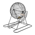 thumbnail image 3 of maskred Manual Bingo Cage Machine Classic Small Black Board Nightclub Halls for Dance Game, 3 of 6