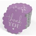 thumbnail image 4 of Inkdotpot Silver Foil Paper Hang Tags Thank You Bridal Shower Favor Tags 100 Piece, 4 of 6