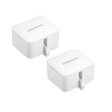 SwitchBot Bot / Interrupteur Lumineux Intelligent à Bouton Poussoir - Sans Câblage, Ajoutez SwitchBot Hub Mini pour le Rendre Compatible avec Alexa, Google Home, IFTTT, Blanc - Ensemble de 2
