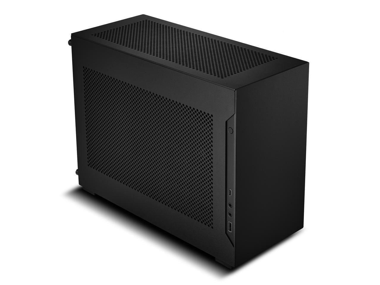 LIAN LI A4-H2O Boîtier d'Ordinateur Mini-ITX Noir SPCC / Aluminium, Câble de Carte Riser PCI4.0 Inclus (A4-H2O X4)