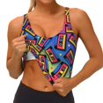thumbnail image 3 of Disketp Vintage Audio Cassettes for Breathable Sports Vest for Yoga, Fitness, and Dance Women's Sports Vest with Performance Stretch-Large, 3 of 8