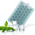 thumbnail image 1 of RKSTN Kitchen Utensils Ice Cube-Tray Mould With Lid Honeycomb Shape 33 Grids Food Safe Grade Silicone Kitchen Utensils, 1 of 2