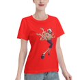 thumbnail image 2 of Women's Basic Short Sleeve T-Shirt One Piece Robin, 2 of 6