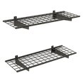 thumbnail image 2 of HyLoft 00651 45-Inch by 15-Inch Steel Wall Shelf for Garage Storage, Low-Profile Brackets, Hammertone, 2-Pack, 2 of 4