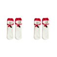 thumbnail image 4 of Ruiboury Stay Dry And Comfortable With These Moisture-wicking Fluffy Socks Made Red hat snowman 2Set, 4 of 6