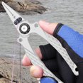 thumbnail image 5 of EGNMCR Camping & Randonnée Pinces de Route Intégrées en Alliage d'Aluminium Pinces de Pêche Multifonctionnelles wire cutter, 5 of 5
