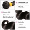 thumbnail image 2 of Ustar Abordable Lots de Cheveux Remy 100 % 1B Off Vague Corporelle Noire 8 Pouces à 26 Pouces, 2 of 4