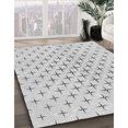 thumbnail image 3 of Ahgly Company Tapis Rond Lavable en Machine Intérieur Transitionnel Gris Platine, 5 Pieds Rond, 3 of 7