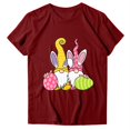 thumbnail image 3 of Shorts pour Femmes Décontractés Shorts Décontractés pour Femmes Amples à Col Rond Manches Courtes Haut Blouse T-Shirt à Imprimé de Lettres, 3 of 4