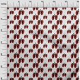 thumbnail image 3 of oneOone Popeline de Coton Rouge Tissu Matière de Robe Virus Médical Tissu Imprimé Tissu au Mètre 42 Pouces de Large, 3 of 4