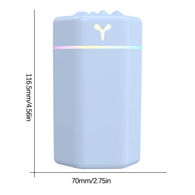 Agiferg Humidificateur USB Portable Mini Humidificateur Domestique de Bureau Mini Purificateur Humidificateur