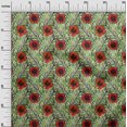 thumbnail image 3 of oneOone Silk Tabby Orange Fabric Tropical Sewing Craft Projects Fabric Prints By Yard 42 Inch Wide, 3 of 5