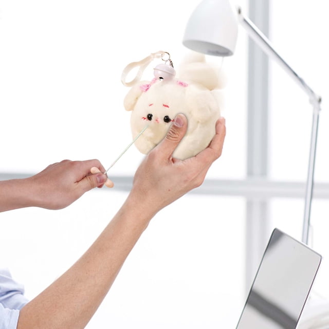Keychain Rope Wagging Tail Treasure Doll Dog Toy Gift