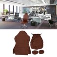 thumbnail image 4 of Office Chair Cover, Comfortable Computer Chair Cover  For Home Wine Red,Black,Dark Brown, 4 of 8