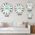 thumbnail image 4 of Designart Nuance bleu pâle III horloge murale, 4 of 4