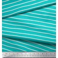 thumbnail image 2 of Soimoi Green polyester Crepe Fabric Vertical Stripe Decor Fabric Printed Yard 52 Inch Wide, 2 of 5