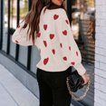 thumbnail image 5 of RKSTN Sweaters for Women Fashion Sleeves Round Neck Loose Tops Blouse Knitted Sweater Fall Sweaters, 5 of 5