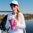 thumbnail image 2 of YETI Rambler Tasse en Paille 35 oz, Isolée sous Vide, Acier Inoxydable, Fuchsia Fleurs Sauvages, 2 of 8