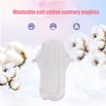 thumbnail image 4 of 3 Pcs Serviettes Minces Réutilisables en Coton Serviettes Hygiéniques en Tissu Douces Serviette Lavable Protège-Dessous Imperméables Hygiène Féminine, 4 of 8