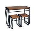 thumbnail image 2 of Atlantic 82008037 Urban Small Dining Table, Black, 2 of 7